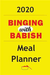 2020 Binging With Babish Meal Planner