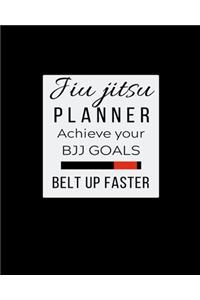 Jiu jitsu Planner Achieve Your BJJ Goals Belt Up Faster