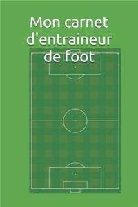 Mon carnet d'entraineur de foot