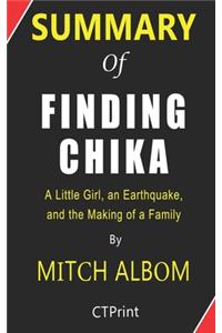 Summary of Finding Chika By Mitch Albom - A Little Girl, an Earthquake, and the Making of a Family