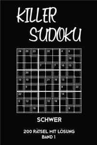 Killer Sudoku Schwer 200 Rätsel Mit Lösung Band1