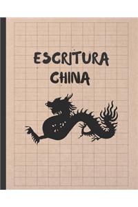 Escritura China: Cuaderno Tian Zi GE Para La Práctica de la Caligrafia China - Especial Estudiantes de Idioma Chino - Principiantes O Avanzados - Tianzige.