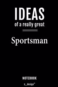 Notebook for Sportsmen / Sportsman