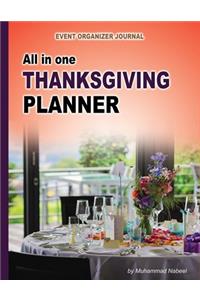 All in One Thanksgiving Planner - Event Organizer Journal