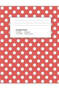 Polka Dots Composition Notebook
