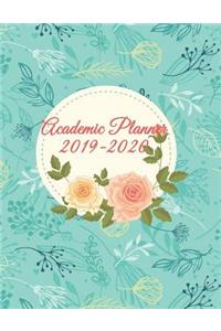 Academic Planner 2019-2020: 24 Months, Two Year Calendar Planner, Daily Weekly Monthly Planner, Organizer, Agenda, 482 Pages Large 8.5