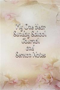 My One-Year Sunday School Journal and Sermon Notes