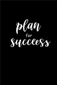 2019 Weekly Planner Motivational Plan For Success 134 Pages