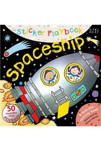 Sticker Playbook Spaceship: A Fold-Out Story Activity Book for Toddlers