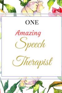 One Amazing Speech Therapist