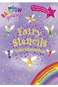 Fairy Stencils Sticker Colouring Book
