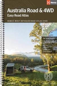 Australia Easy Read Road and 4WD atlas A3