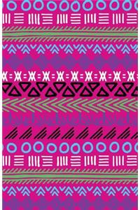 Bullet Journal Tribal Art Pattern Pink