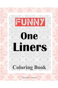Funny One Liners Coloring Book