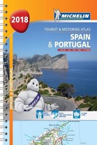 Spain & Portugal 2018 - Tourist and Motoring Atlas (A4-Spiral)
