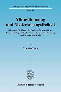 Mitbestimmung Und Niederlassungsfreiheit