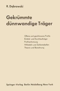 Gekrummte dunnwandige Trager