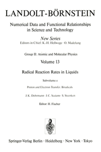 Proton and Electron Transfer. Biradicals / Protonen- Und Elektronenaustauschreaktionen. Biradikale