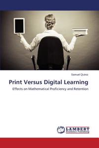 Print Versus Digital Learning