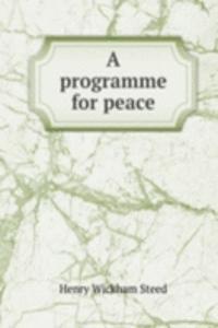 programme for peace