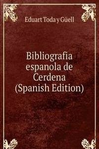Bibliografia espanola de Cerdena (Spanish Edition)