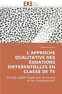 L''approche qualitative des équations differentielles en classe de ts