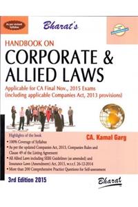 Handbook on Corporate and Allied Laws