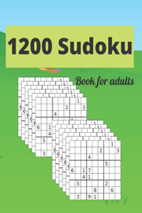 1200 Sudoku Book for adults