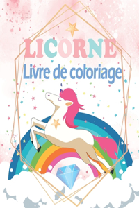 Licorne livre de coloriage