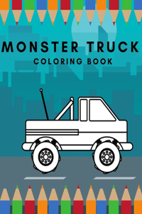 Monster truck Coloring book