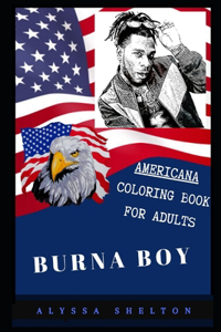 Burna Boy Americana Coloring Book for Adults