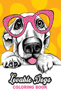 Lovable Dogs Coloring Book