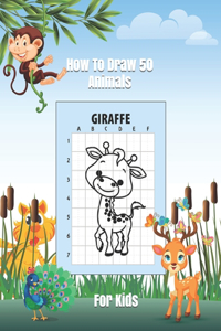 How to Draw 50 Animals for kids