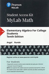 Mylab Math with Pearson Etext -- 24 Month Standalone Access Card -- For Elementary Algebra for College Students