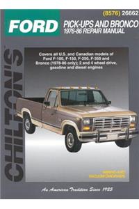 Ford Pick-Ups and Bronco, 1976-86