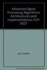 Advanced Signal Processing Algorithms Architecture