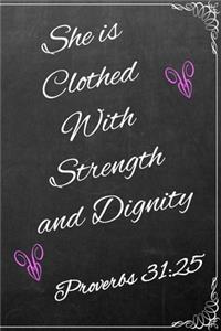 She is Clothed With Strength and Dignity