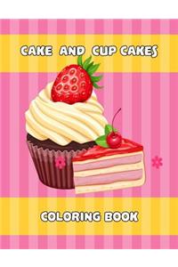 Cake And Cup Cakes Coloring Book