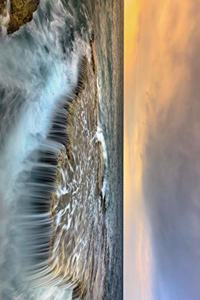 High Tide Ocean Coastal Waterfall Journal