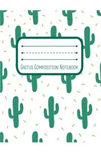 Cactus Composition Notebook