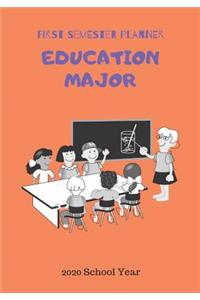 Education Major First Semester Planner