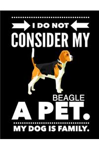 I Do Not Consider My Beagle A Pet.