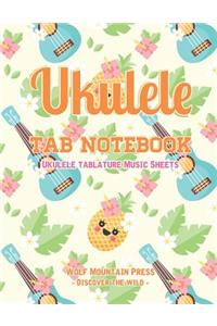 Ukulele Tab Notebook