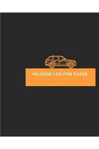 Mileage Log for Taxes