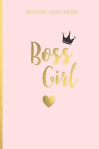 Inspirational Journal Notebook Boss Girl