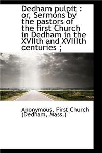 Dedham Pulpit