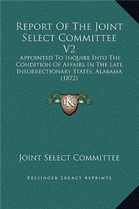 Report Of The Joint Select Committee V2