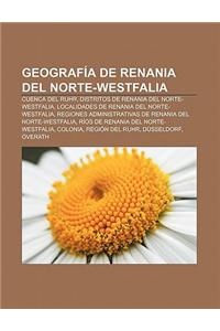 Geografia de Renania del Norte-Westfalia: Cuenca del Ruhr, Distritos de Renania del Norte-Westfalia, Localidades de Renania del Norte-Westfalia