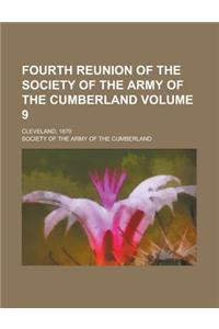 Fourth Reunion of the Society of the Army of the Cumberland;