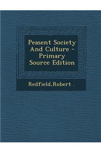 Peasent Society and Culture